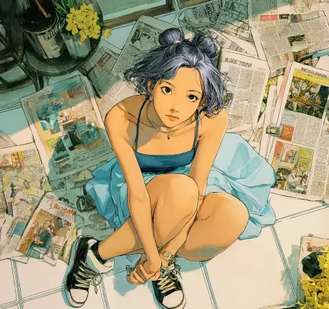 今天更新漫画封面：悬疑连载新章